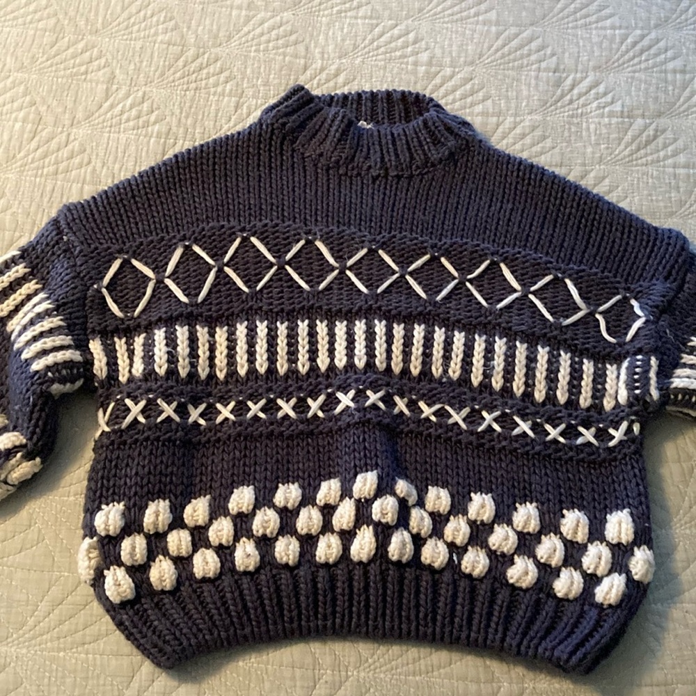 Oversized small bulky sweater